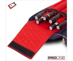 Cuetec 4x8 Navy Pro Line Pool Cue Case -Billiards Store 23 ct pro line 4x8 navy 95 755 paded interior