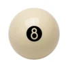 Reversed White 8 Ball -Billiards Store bb8bw 01