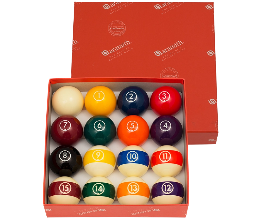 Aramith Continental Belgian Pool Ball Set 2 Aramith Continental Belgian Pool Ball Set