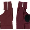 Action Deluxe Pool And Billiard Gloves BGDLX -Billiards Store bgdlx burgundy 01