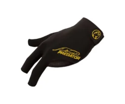 Predator Second Skin Glove Black With Yellow -Billiards Store bglpb 4 1 1