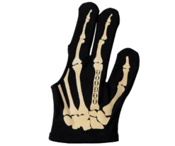 Voodoo Skeleton Pool And Billiard Gloves -Billiards Store bglvod bone 01