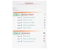 Pool Players Edge 2nd Edition -Billiards Store bkedge toc 01