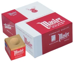 Master Chalk (Box Of 144 Cubes) -Billiards Store chm144 gold 01
