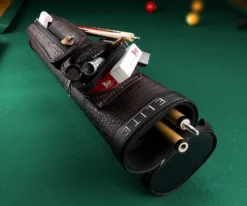 Elite Leatherette 2 Butt 4 Shaft Hard Case 17 Elite Leatherette 2 Butt 4 Shaft Hard Case -Billiards Store eccp24 brown 01 1