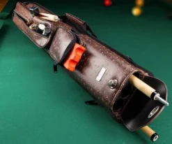 Elite Nexus 3 Butt 5 Shaft Hard Case -Billiards Store ecn35 brown 01 1