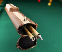 Elite 2x2 Vintage Cue Case Black -Billiards Store ecv22 chestnut 02 2