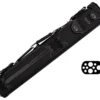 Elite 3x7 Vintage Cue Case Black -Billiards Store ecv37 black 01