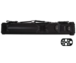 Elite 3x7 Vintage Cue Case Black -Billiards Store ecv37 black cat