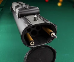 Elite 3x7 Vintage Cue Case Black -Billiards Store ecv37 grey 02 2