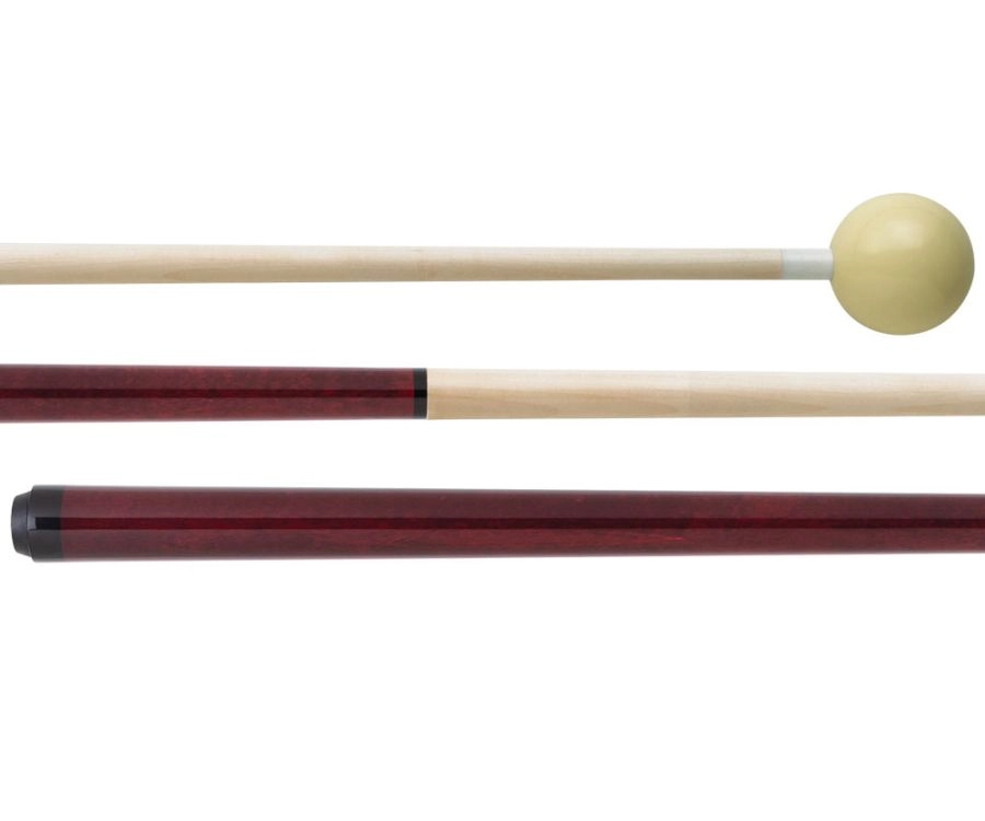 Red Junior Cue With Ball Attached 3 Red Junior Cue With Ball Attached