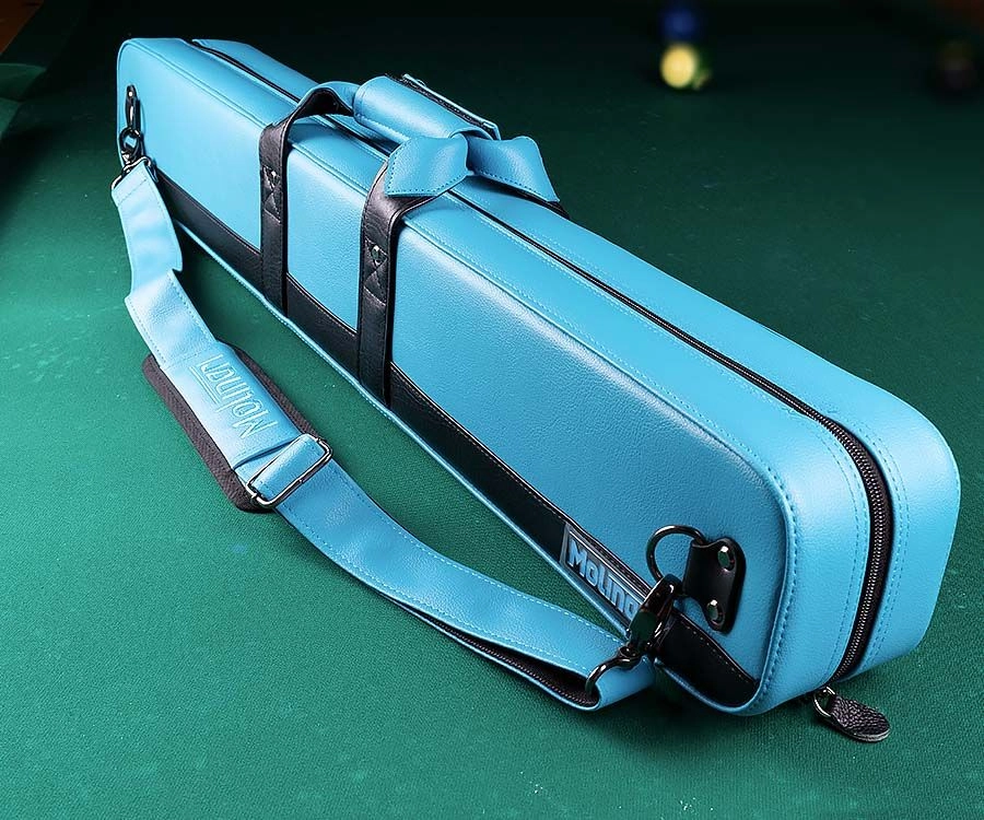 Molinari 2 Butt 4 Shaft Black/Cyan Hybrid Cue Case 7 Molinari 2 Butt 4 Shaft Black/Cyan Hybrid Cue Case - Image 5