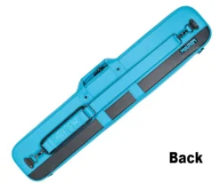 Molinari 3 Butt 6 Shaft Cyan/Black Flat Cue Case -Billiards Store mlcf36 cyan back 01