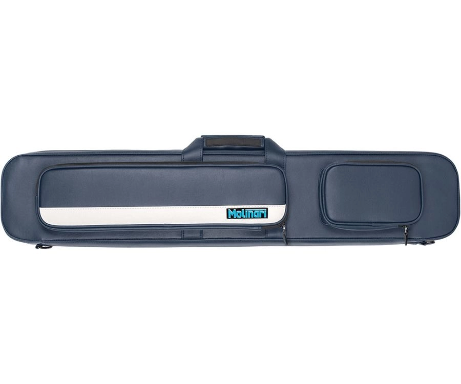 Molinari 3 Butt 6 Shaft Navy Flat Cue Case 3 Molinari 3 Butt 6 Shaft Navy Flat Cue Case