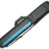 Molinari 2 Butt 4 Shaft Black/Cyan Hybrid Cue Case -Billiards Store mlch24 black cyan 01