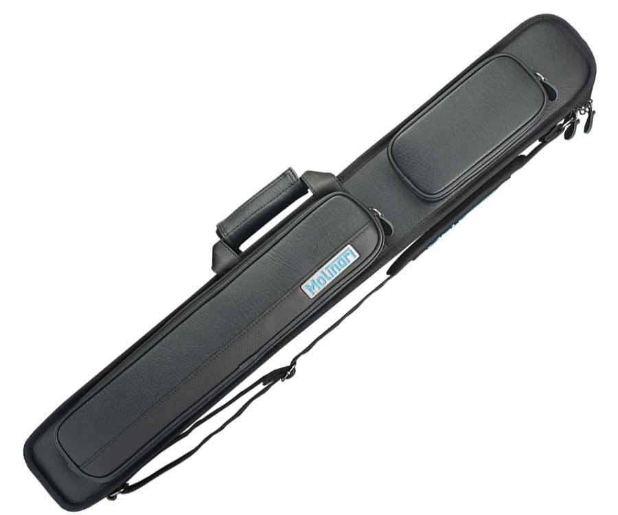 Molinari 2 Butt 4 Shaft Black Hybrid Cue Case 4 Molinari 2 Butt 4 Shaft Black Hybrid Cue Case - Image 2