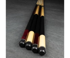 Economy Two-Piece Pool Cue Bundle (4 House Cues Set) -Billiards Store pdeco bundle