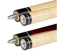 Economy Two-Piece Pool Cue Bundle (4 House Cues Set) -Billiards Store pdeco joints