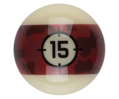 Aramith Camo Single Replacement Balls -Billiards Store rbcam 15ball 01