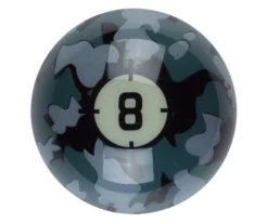 Aramith Camo Single Replacement Balls -Billiards Store rbcam 8ball 01