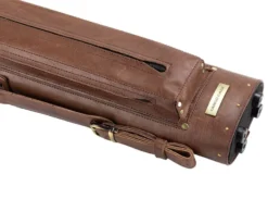 Tango Pampa Chestnut 2 Butt 4 Shaft Leather Cue Case -Billiards Store tapm24 chestnut 04