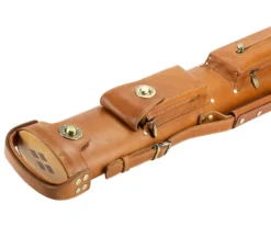 Tango Pampa Tan 2 Butt 4 Shaft Leather Cue Case -Billiards Store tapm24 tan 03