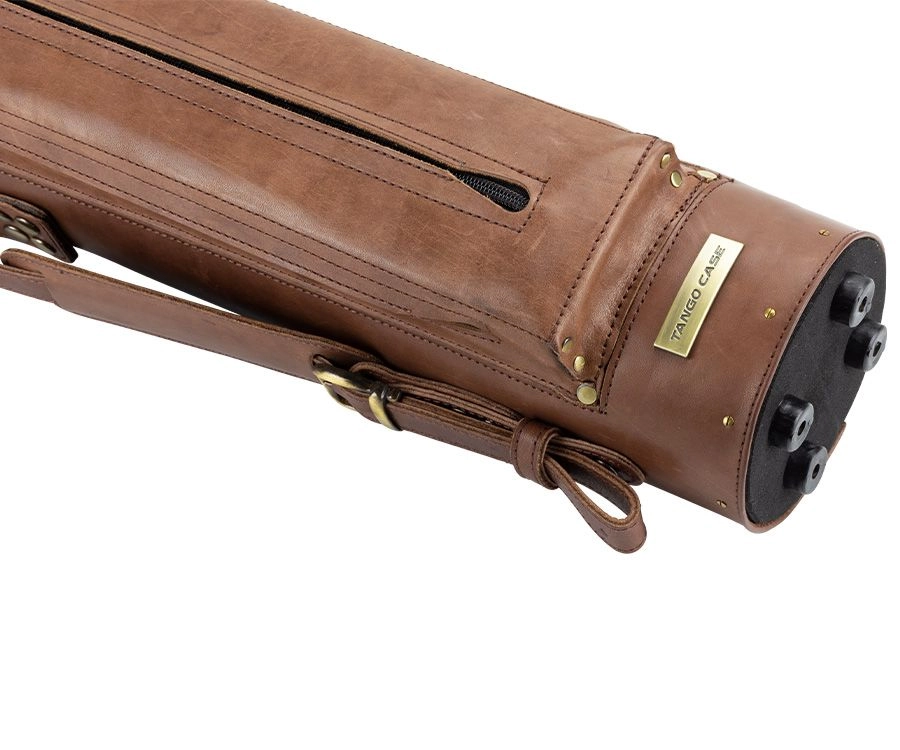 Tango Pampa Chestnut 3 Butt 6 Shaft Leather Cue Case 6 Tango Pampa Chestnut 3 Butt 6 Shaft Leather Cue Case - Image 4