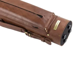 Tango Pampa Chestnut 3 Butt 7 Shaft Leather Cue Case -Billiards Store tapm37 chestnut 04