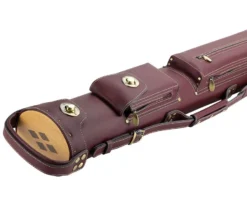 Tango Zorzal Burgundy 3 Butt 6 Shaft Hard Case -Billiards Store tazm36 burgundy 03