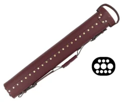 Tango Zorzal Burgundy 3 Butt 7 Shaft Hard Case -Billiards Store tazm37 burgundy 02