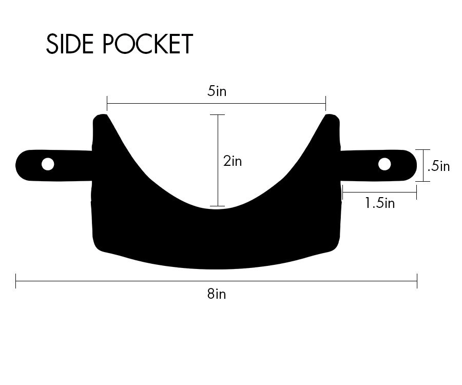 Tan Leather Pocket Set (Set Of 6) 4 Tan Leather Pocket Set (Set Of 6) - Image 2